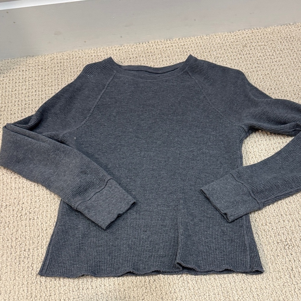 Everlane Charcoal Crew Neck Sweater